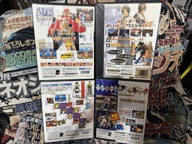 3 Game JP Neo Geo AES Lot + KOF 99 Cover Samurai Spirits 1 2 Fatal Fury Special