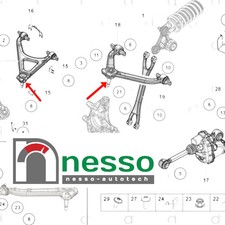 4 pcs Set Rear Suspension Control Arm Ball Joint For Lamborghini Aventador