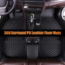 Soillar All Surround Leather Floor Mats Liners For 2009-2013 Toyota Corolla Soillar All Surround Leather Floor Mats Liners For 2009-2013 Toyota Corolla