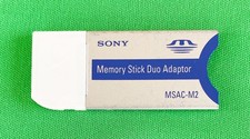 Genuine Sony Memory Stick Duo Adapter MSAC-M2, Used  Tested