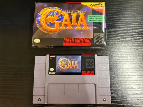 Illusion of Gaia - Super Nintendo SNES - Game Only - VG Condition