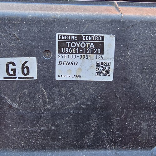 2008 Scion xB AT Engine Control Unit ECU 89661-12F20 Module - Picture 2 of 2