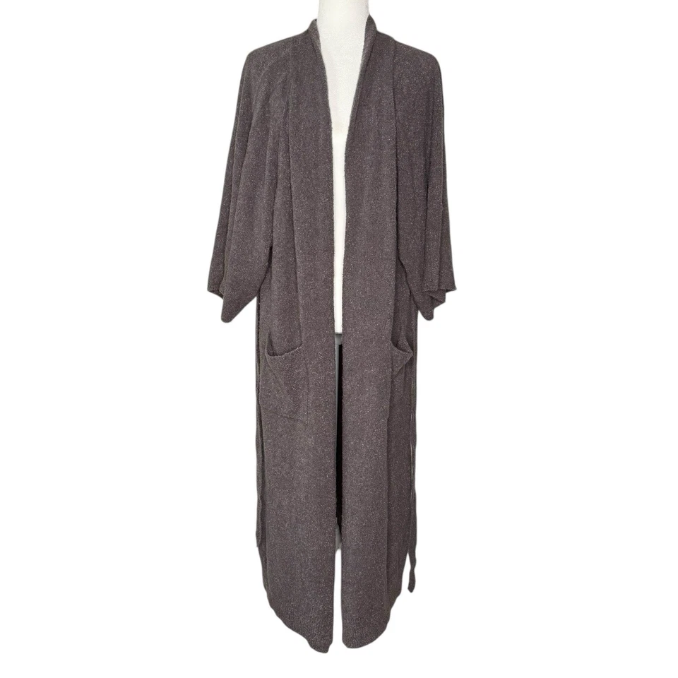 Bata suave cómoda de lujo de felpa Soft Surroundings para mujer talla única tejida elástica Foto 3 de 4