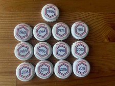3 SETS OF KRONENBOURG BEER CAPS (FRANCE) 2018 SOCCER WORLD CUP LIMITED EDITION
