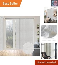 Adjustable Vertical Blinds for Patio Doors, Panel Track Blinds for Indoor Win...