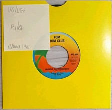Tom Tom Club Wordy Rappinghood Vinyl Record 7" VG/VG+ WIP 6694 1981