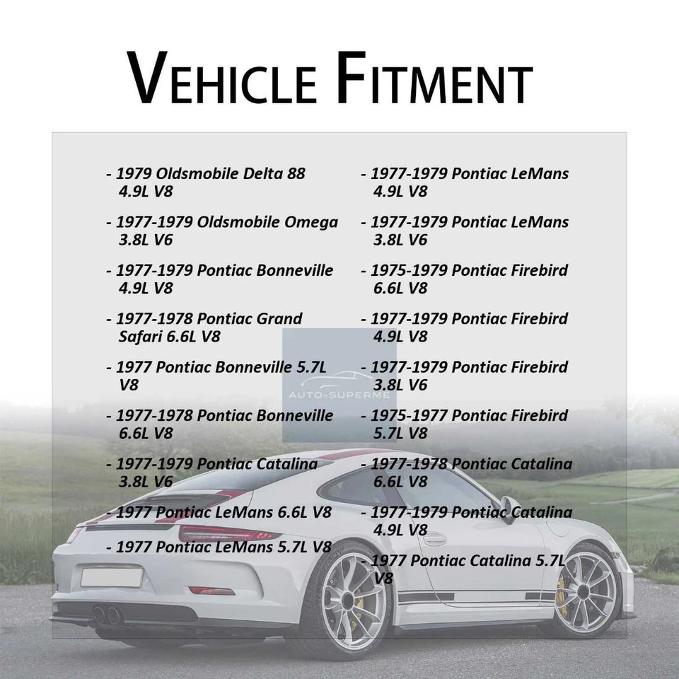 Bomba de dirección asistida para Pontiac Grand Safari 1977-1978 6,6 L Foto 3 de 4