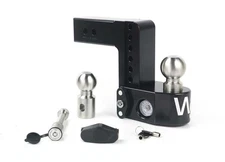 Weigh Safe WS6-2.5-KA-CER-BLA 6" Drop Hitch w/2.5" Shank 8K/14.5K GTWR Cerakote