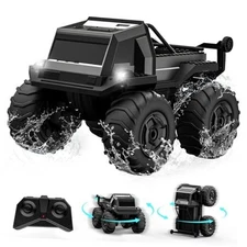  Amphibious Remote Control Car for Kids, 1:16 RC Trucks 4WD Offroad All 1609