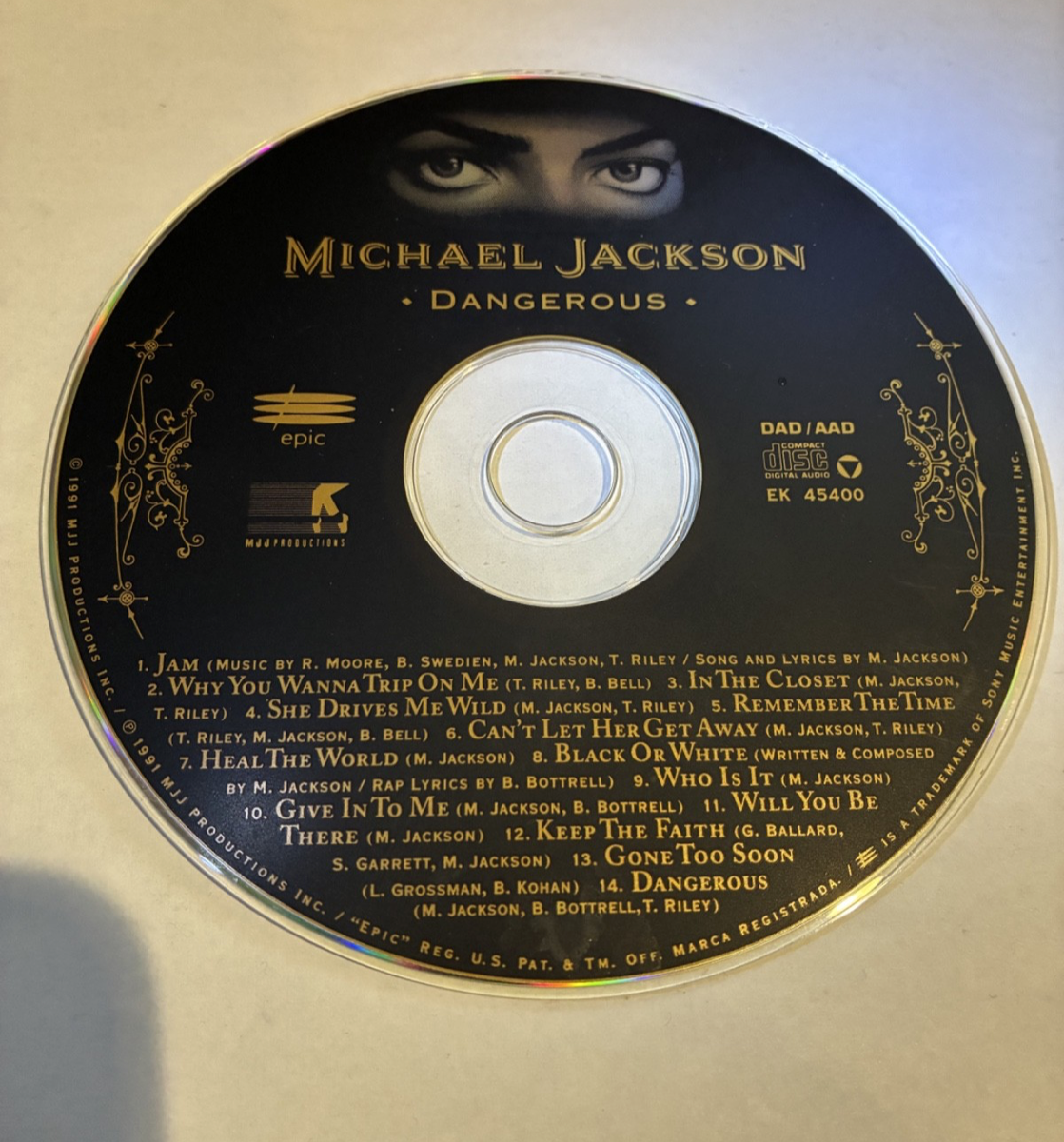 Dangerous by Michael Jackson (CD, Nov-1991, Epic) for sale online