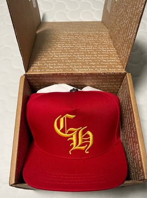 Chrome Hearts Hat Red/Yellow & Silver  tip  100% AUTHENTIC  BRAND NEW NEVER WORN