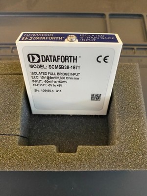 DATAFORTH SCM5B38-1571 Isolated Strain Gage Input Module 