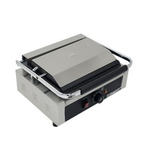 Panini Grill Contact Large Ribbed Plate Single Electric 2.2Kw Heittox CG1RL-1