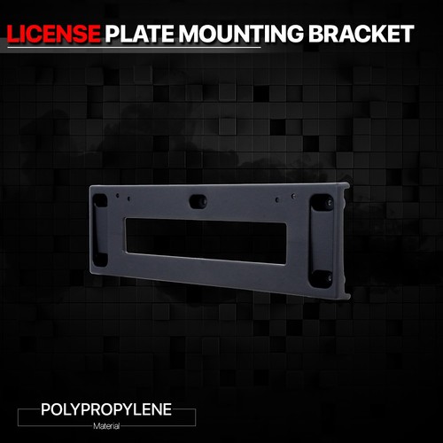 Fits 2014-2016 Kia Soul Front Bumper License Plate Mount Bracket Tag Holder Kit - Picture 2 of 6