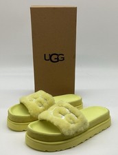 UGG 1111236 Women's Laton Fur Slide Sandal Margarita 10 New