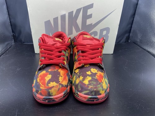 Size 9 - Nike The Wizard of Oz x Dunk SB Low Poppy Field - Picture 5 of 10