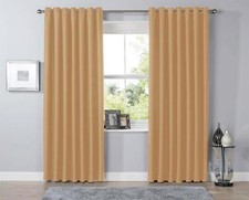 Blackout Eyelet Curtains Black Out Thermal Ring Top Ready Made Curtain Pair