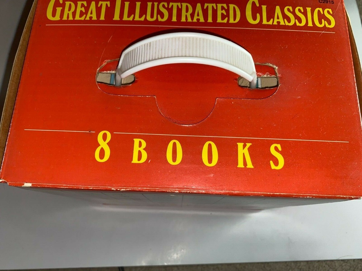 Great Illustrated Classics Hardback Books Lot Of 8 Box Set