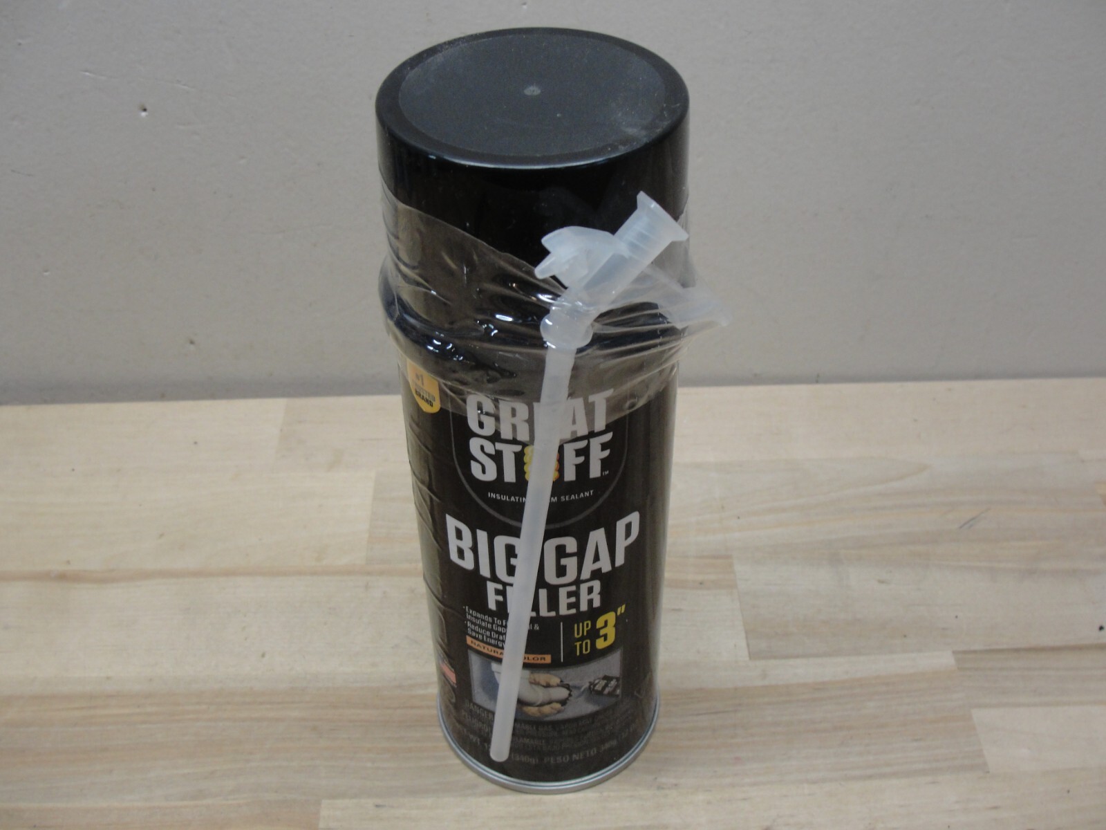 NEW GREAT STUFF BIG GAP FILLER 12 oz FOAM SEALANT NATURAL COLOR