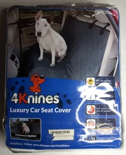 4Knines Luxury Car Seat Cover Hammock Option, XL 60" width , Grey