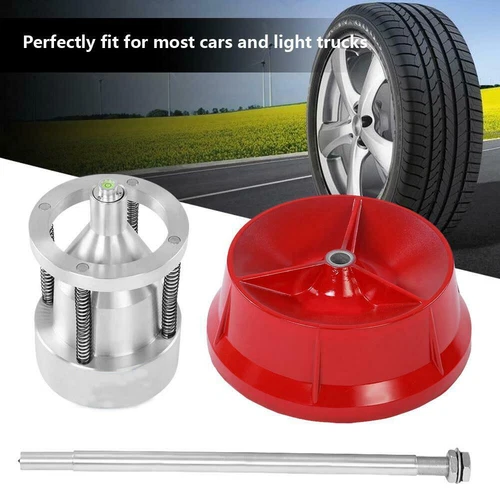 Wheel Balancer Portable Tyre Hubs Heavy Duty Car Truck Rim Tire Tool Kit Bubble - Picture 4 of 14
