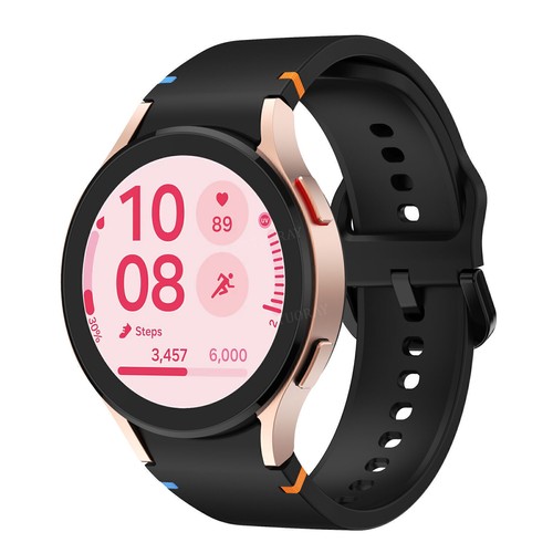 For Samsung Galaxy Watch 7 6 4 5 Pro Classic 45 40 44mm Silicone Soft Band Strap - Picture 40 of 84