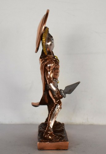 Spartan Warrior - Leonidas, 300 - Thermopylae - 480 BC - Copper Plated Alabaster - Picture 6 of 7