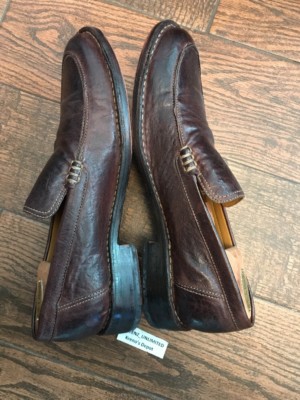 Cole Haan Dryden Men\'s Brown Slip-On Leather Casual Shoes $198 COLE HAAN DRYDEN VENETIAN BROWN LEATHER Slip On Apron  main image 4