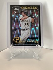 2024 Topps Chrome #34 Alika Williams RC Black Ray Wave Refractor #d /10