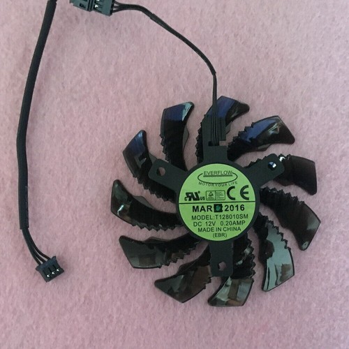 Set of 3 Fan Cooler Fan For GIGABYTE GV-N970 GTX970 T128010SM 75mm Graphics Card - Picture 3 of 4