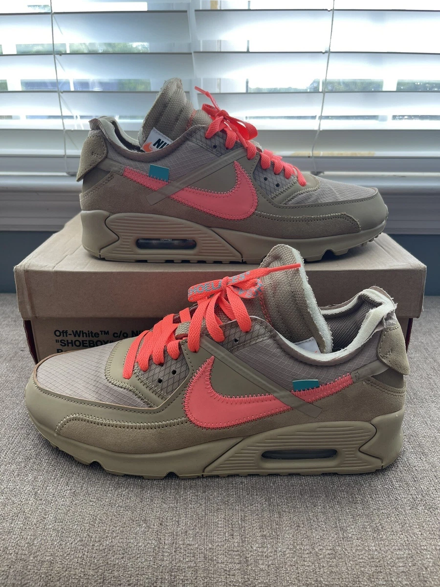 Size 9 - Nike Air Max 90 x OFF-WHITE Desert Ore 2019