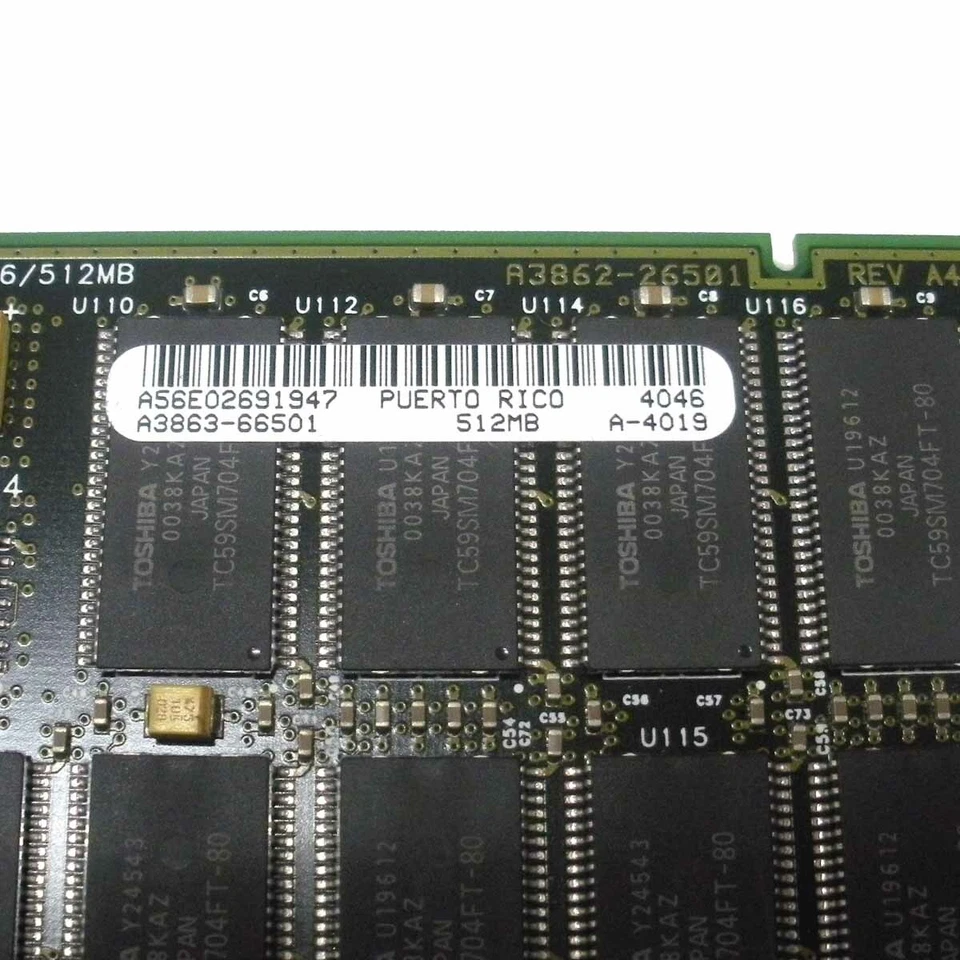 HP A4995A A3863-66501 512MB SDRAM Memory Module - Image 3 of 4