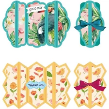 2 Sets Folding Frame Cutting Dies Greeting Card Die Cut Carbon Steel Die Cuts...