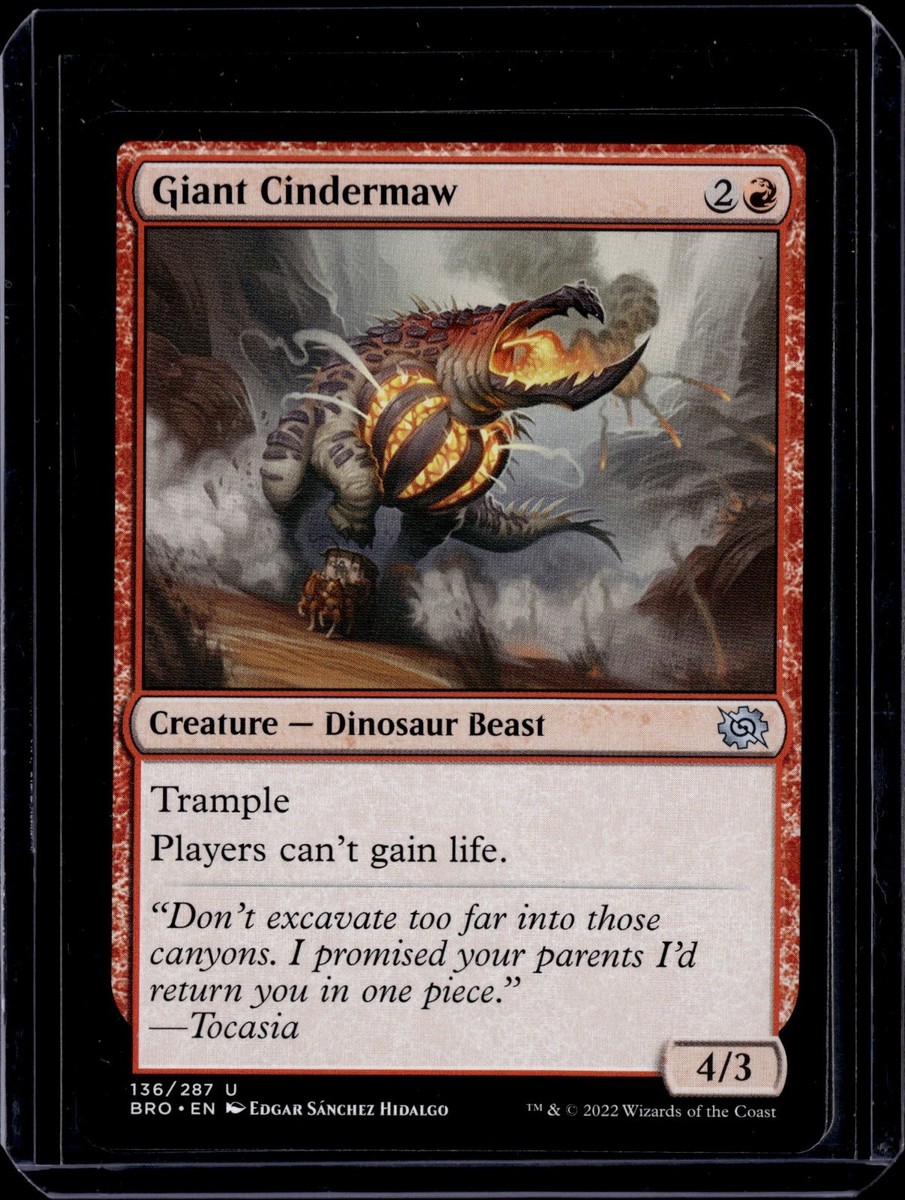 Giant Cindermaw - 136 - BRO - NM - MTG Magic the Gathering