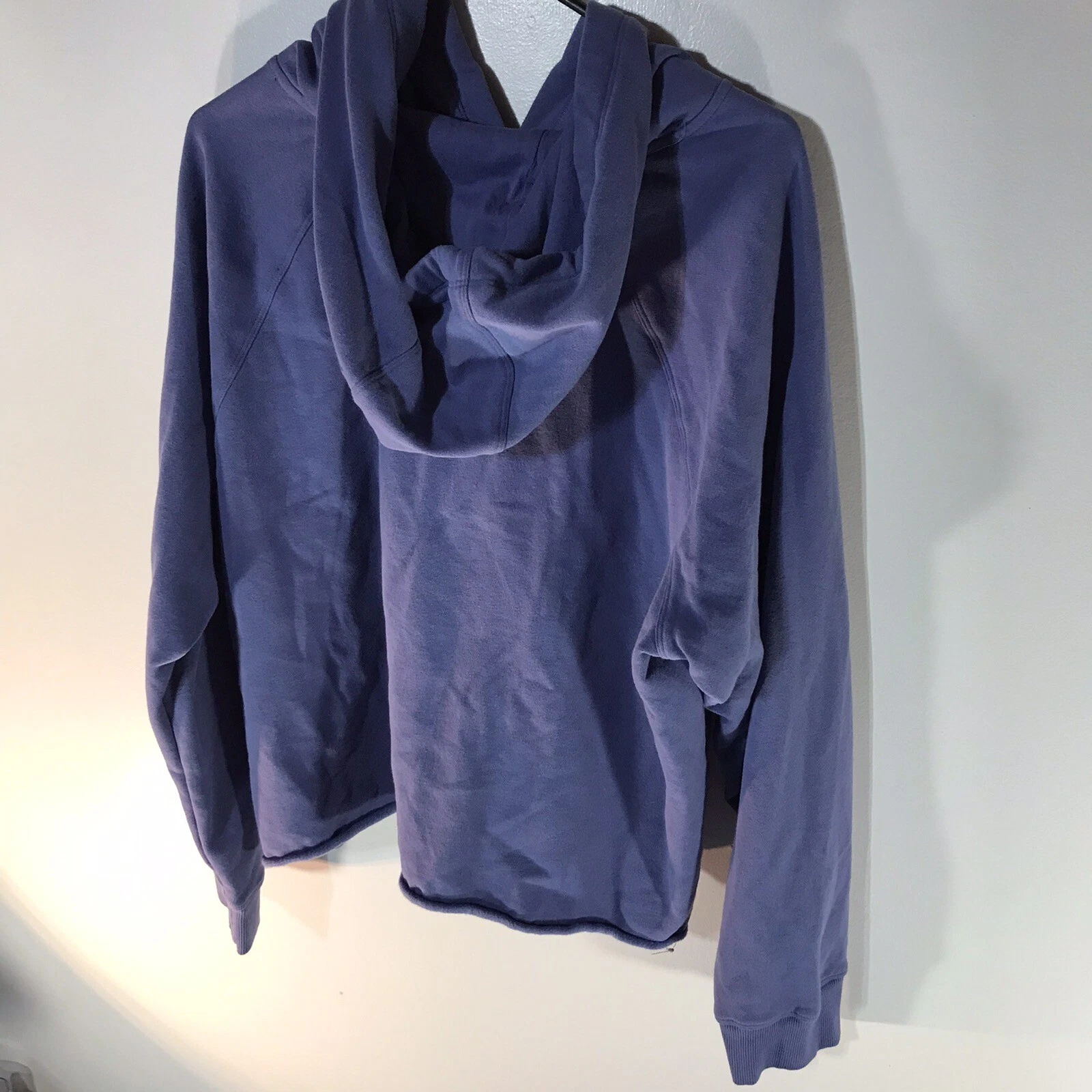 VETEMENTS Felpa con cappuccio blu Calvin Klein donna tagliata taglia 2X Vietnam