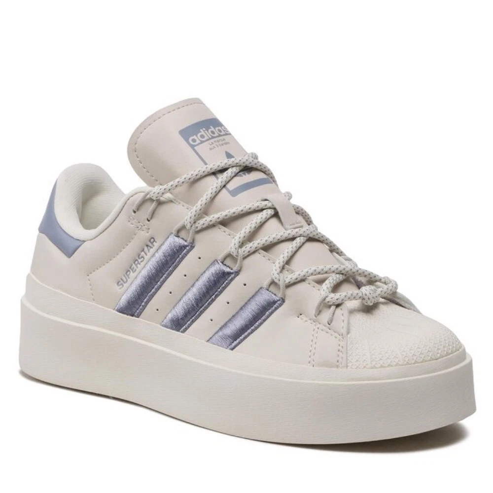 Beige adidas Women's Superstar Bonega