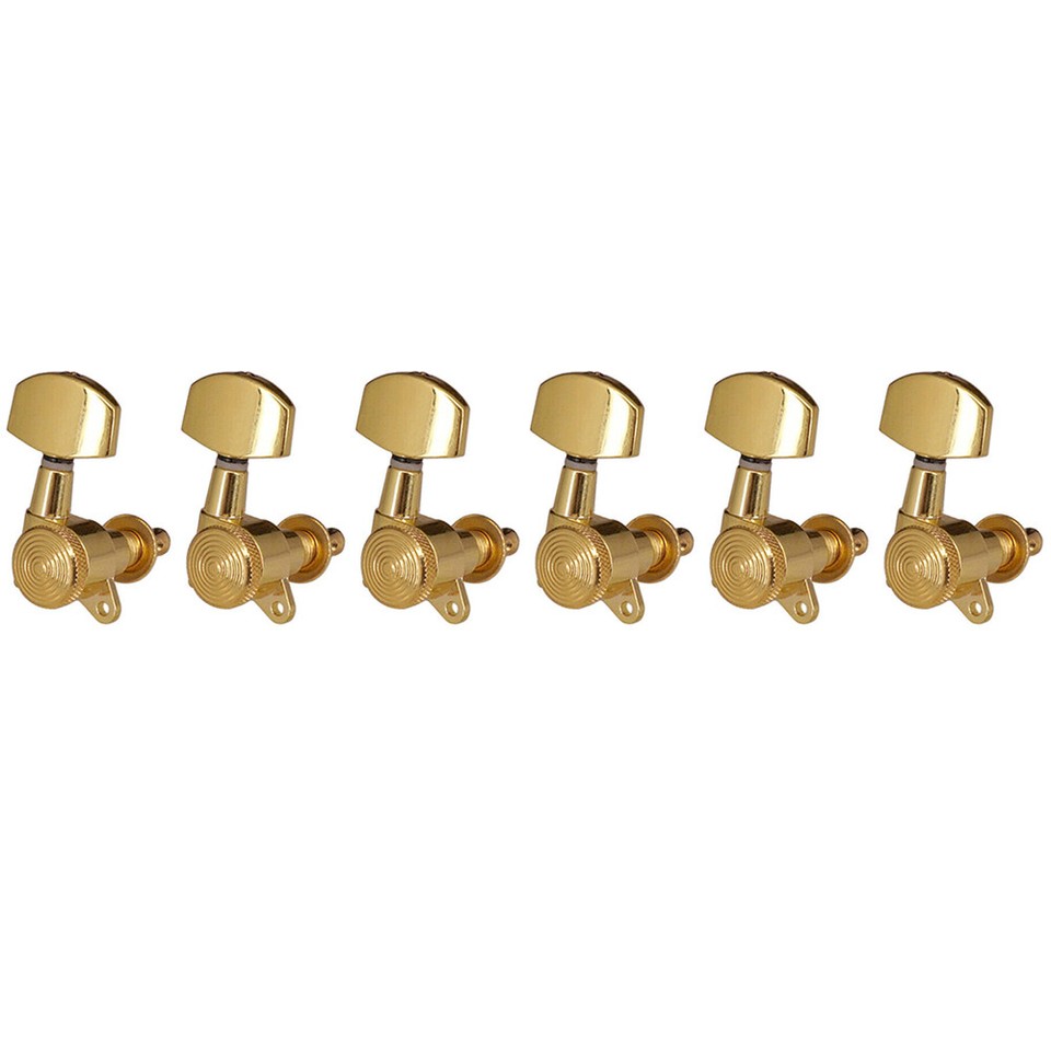 6R Inline Acoustic/Electric Guitar Tuning Pegs Locking Tuners - Foto 9