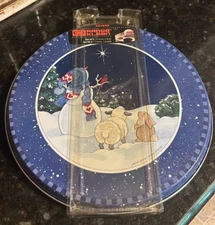 Range Kleen Burner Kover Winter Snowman & Animals 4-Pc Stovetop Covers 2005 NEW