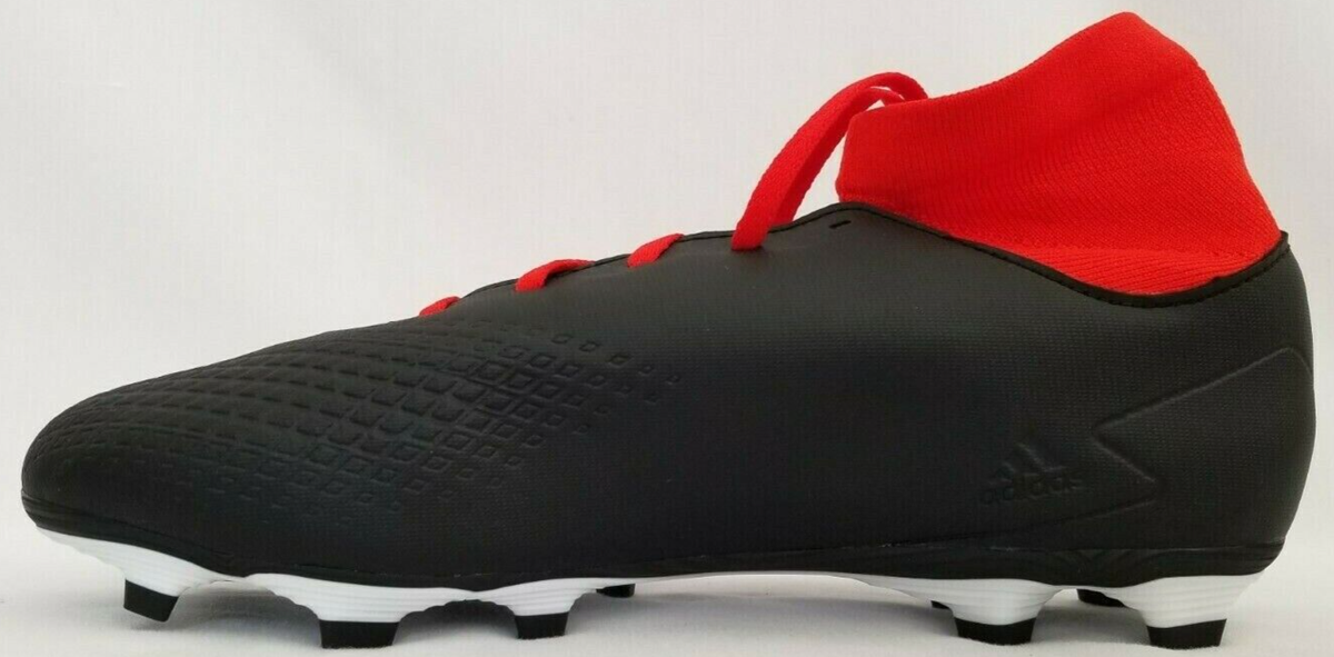 Mens Size 11.5 Black Red Adidas Predator 20.4 S FxG Soccer
