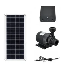 100W 800L/H Solar Panel Power Bank Waterpump Set Ultra-Quiet Submersible Water P