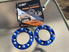 KSP PERFORMANCE WHEEL SPACERS 6* 5.5-108 BLUE NEW OPEN BOX 2 SPACERS