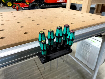 Screwdriver Storage Holder for Festool MFT/3 Table