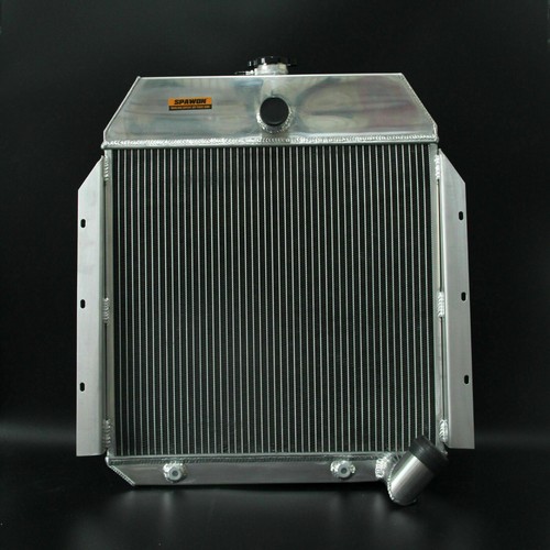 Radiador de aluminio AT mm para camión internacional 1941-1949 4 4960 | eBay