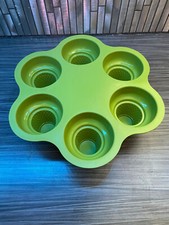 Silicone Ice Cream Cone Cupcake Pans Soap Mold or Holder for Scooping Serves 6