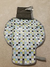 The First Years Ttavel portable Changing Station Pad Diapers Baby Black Dots