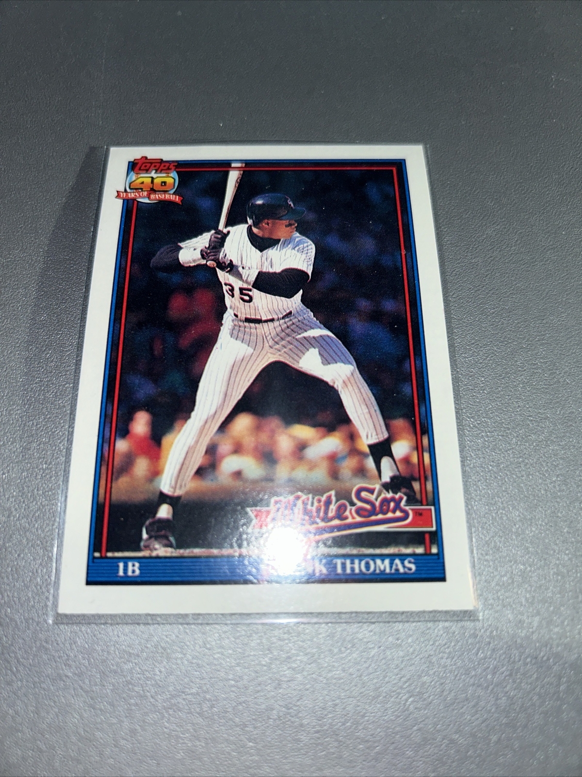 1991 Topps - #79 Frank Thomas