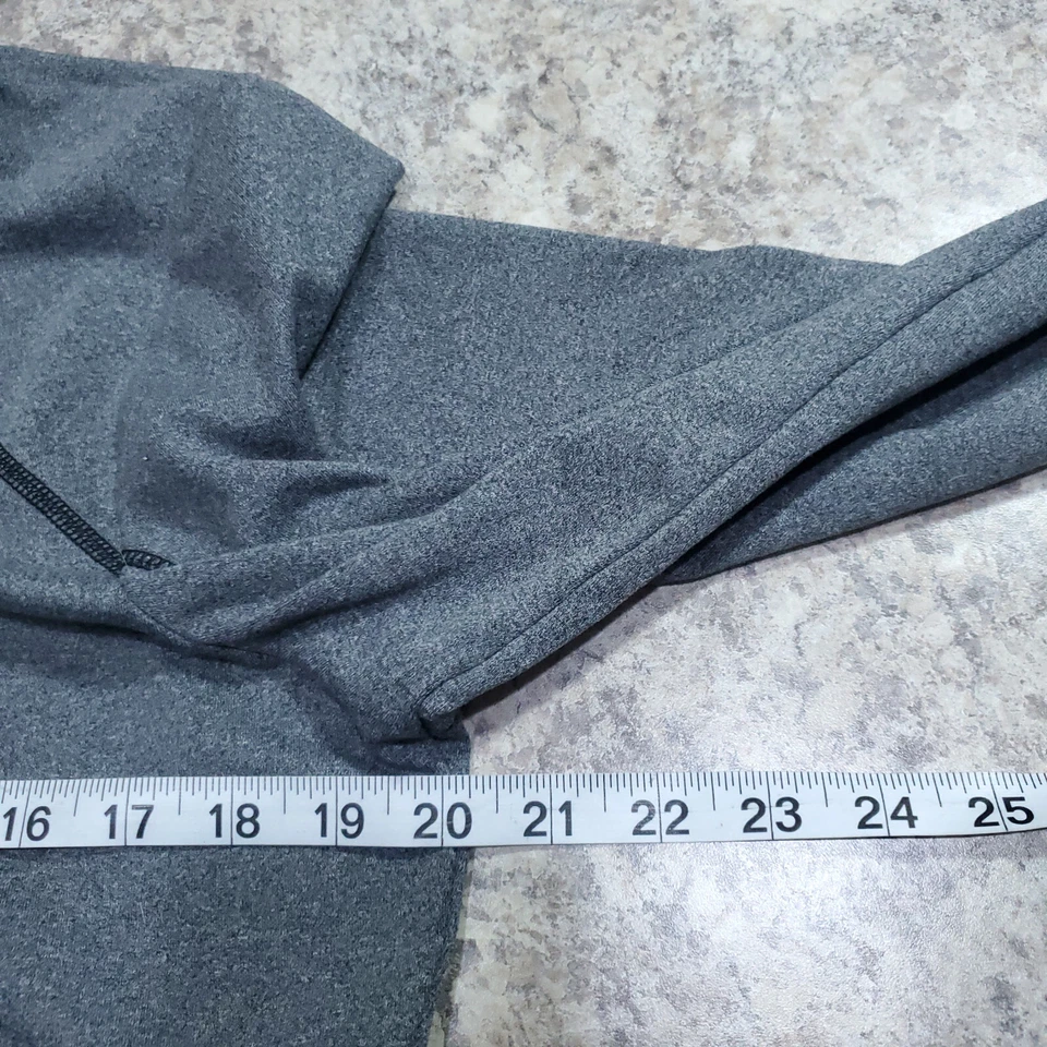 Chaqueta C9 Champion Mujer XLarge Manga Larga Cuello en V Cremallera Suéter Gris Correr Deporte Foto 4 de 4