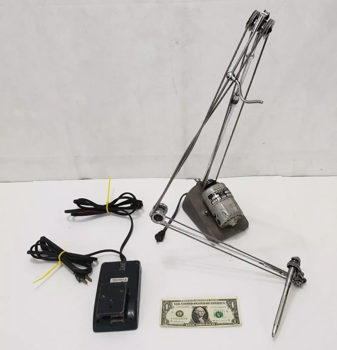 Foredom 21 Electric Vintage Dental Rotary Tool on Metal Arm w