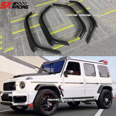 Dry Carbon Fiber Upgrade G900 Rocket Fender Flare Fits Benz G-Class G63 G550