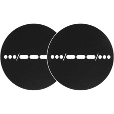 Slipmats Technics S.O.S. SOS Notsignal Blanc Sur Noir 1 Paar 0020103160